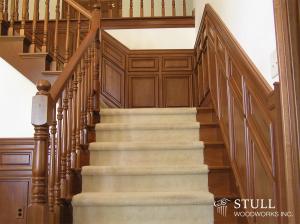 Cherry Staircase and Paneling