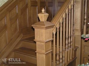 White Oak Staircase and Paneling