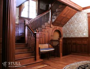 White Oak Staircase and Paneling